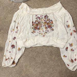 Flowy summer crop top